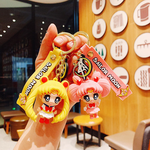 玉桂狗零钱包钥匙链创意可爱挂饰钥匙挂件库洛米收纳小包包钥匙扣详情8