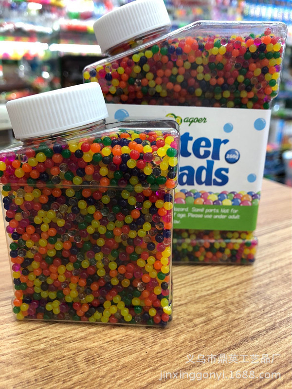 鼎浩 霸王珠  BIGGER WATER  BEADS园林栽培基质营养土泡大珠吸水珠水晶彩泥270g/瓶详情9