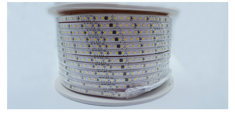 New indoor and outdoor waterproof light strips, 220V high-voltage LED light strips without driver, self-adhesive ultra-bright soft light strips pic 8