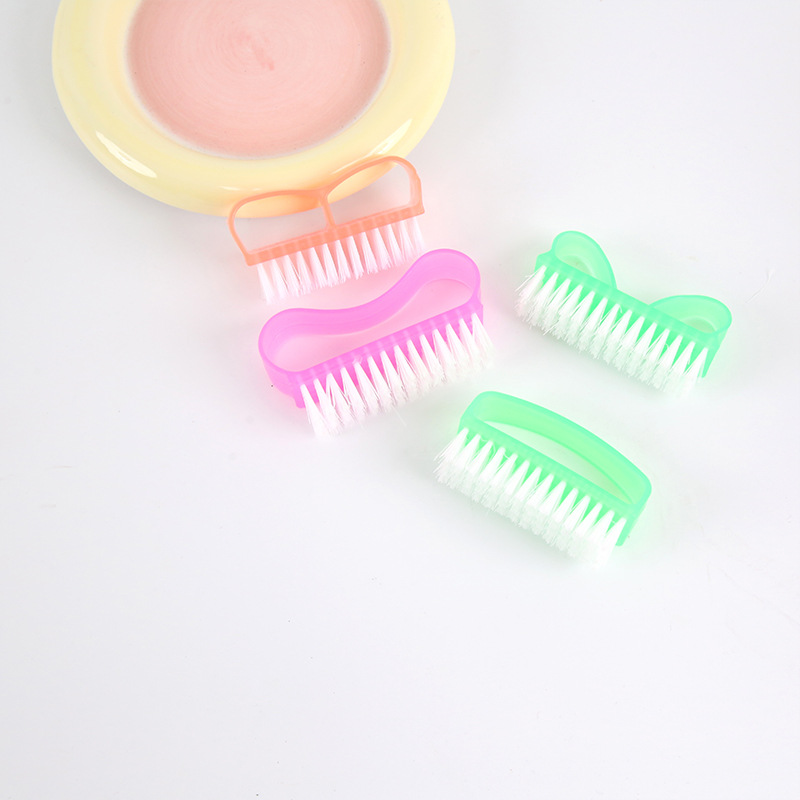 4PC card-absorbing shoe brush, clothing brush, multi-functional cleaning brush, household durable plastic brush pic 3