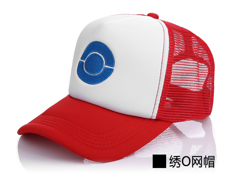 Pet baseball cap, embroidered C hat, Little elf Ash, baseball cap, pocket monster, anime net cap, sun hat pic 9