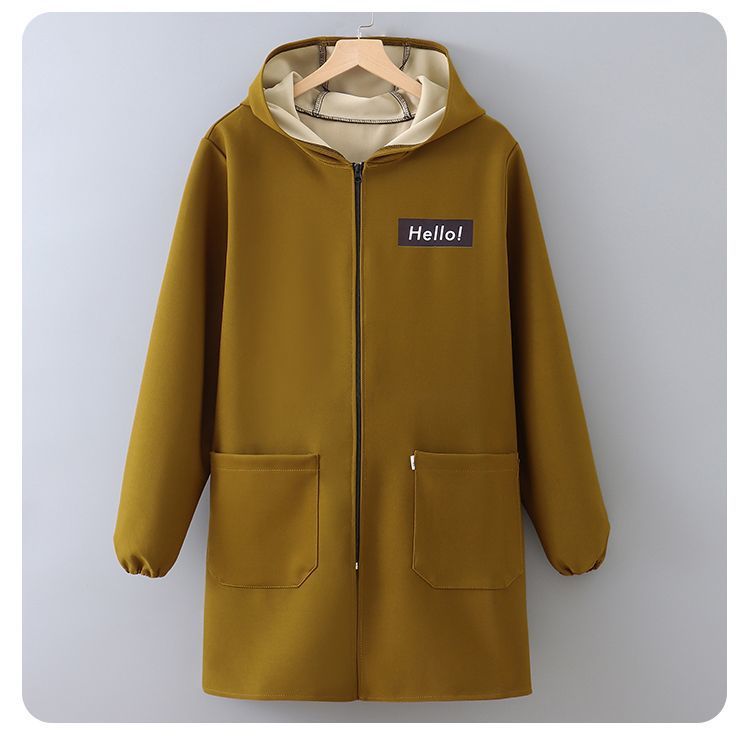 加厚罩衣工作服家用厨房户外秋冬季罩衣时尚新款做饭罩衣长袖围裙详情17