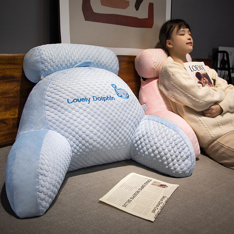 床头靠垫软包护腰靠枕大靠背床靠枕头沙发床上宿舍看书抱枕榻榻米详情24