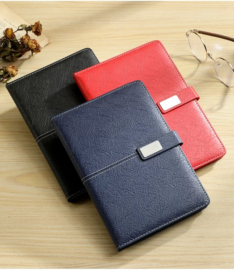 In-stock cross-border notebook gift box set, customized logo, office activity, company gift, meeting record notepad pic 18