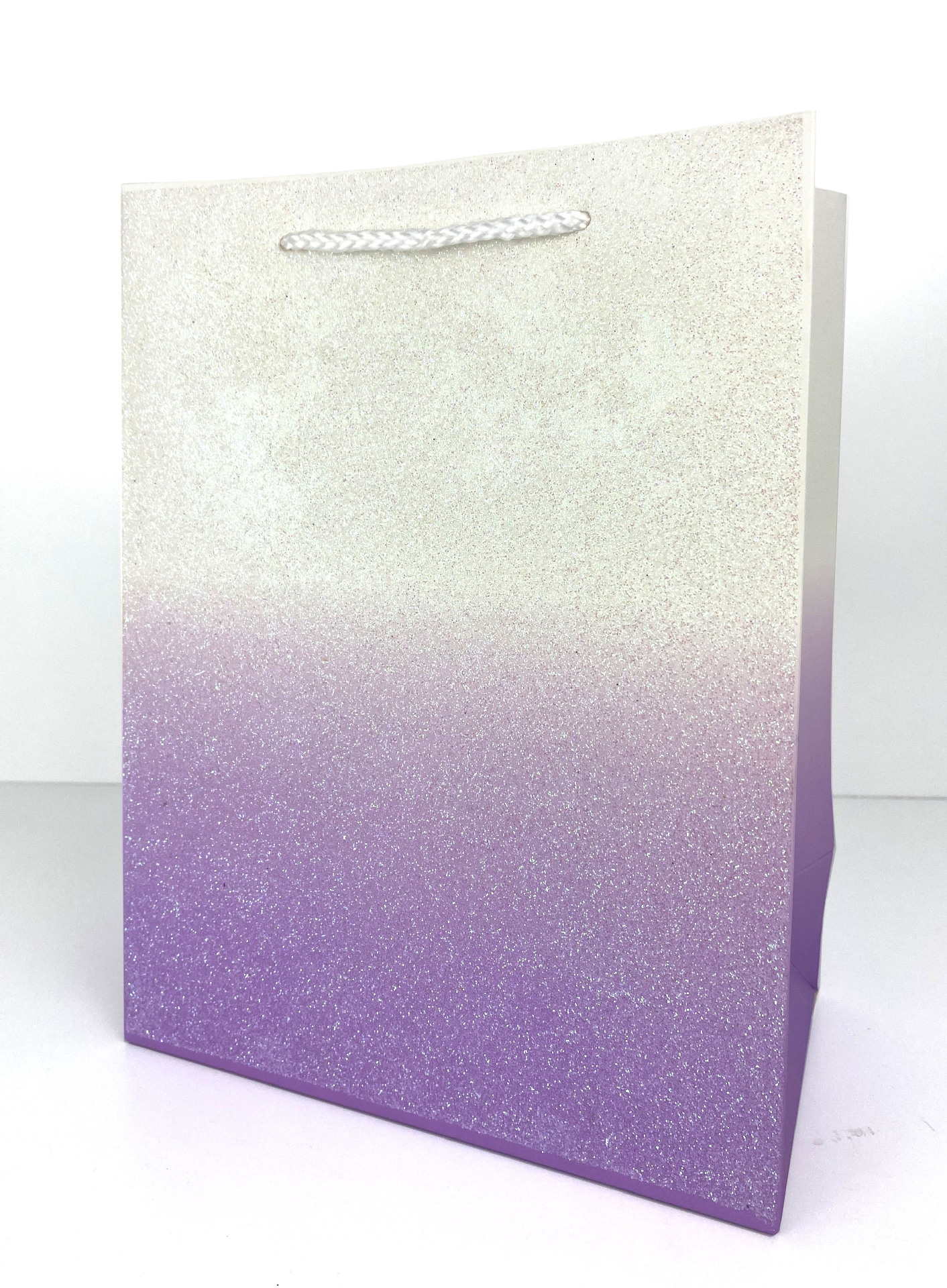 Gift bag Cross-border paper gift paper bag, gradient full-page bright pink shopping paper bag, premium packaging bag pic 5