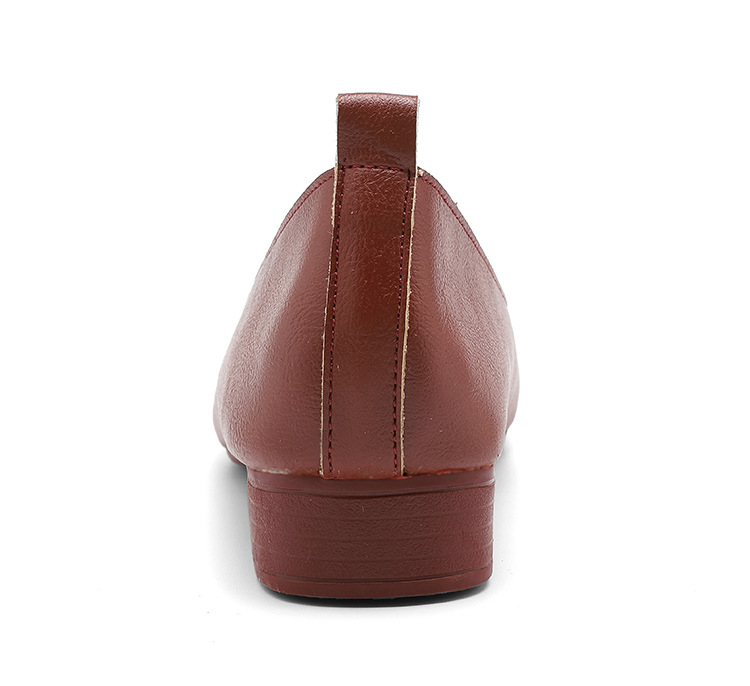 外贸跨境新款小方头浅口女士单鞋软底V口纯色工作鞋117-1#详情30