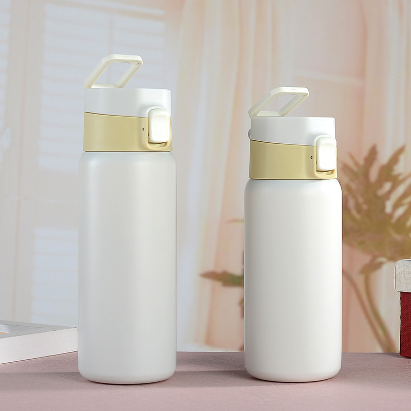 新款304不锈钢弹跳盖保温杯女学生儿童直印水杯手提便携运动水壶详情3