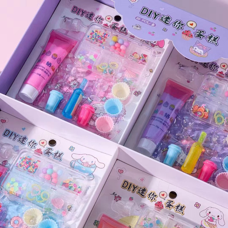 DIY迷你仿真蛋糕 儿童手工制作甜品冰淇淋奶茶 仿真奶油蛋糕玩具详情3