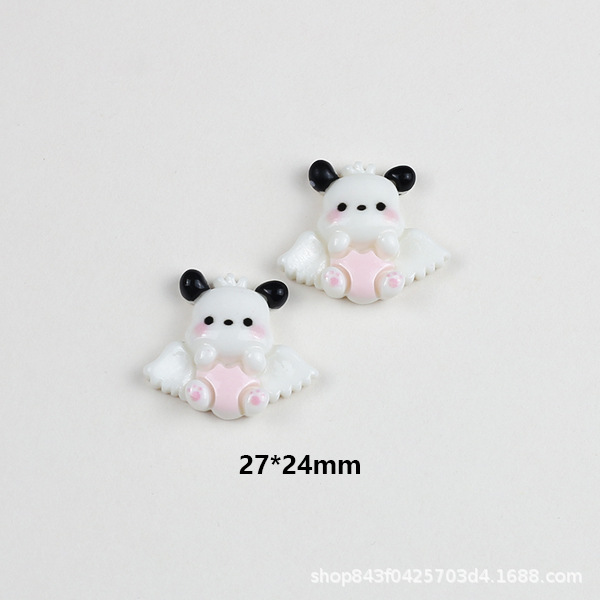 Angel Pacha Dog cartoon resin accessories diy cream glue phone case material wing dog jewelry accessories wholesale pic 5
