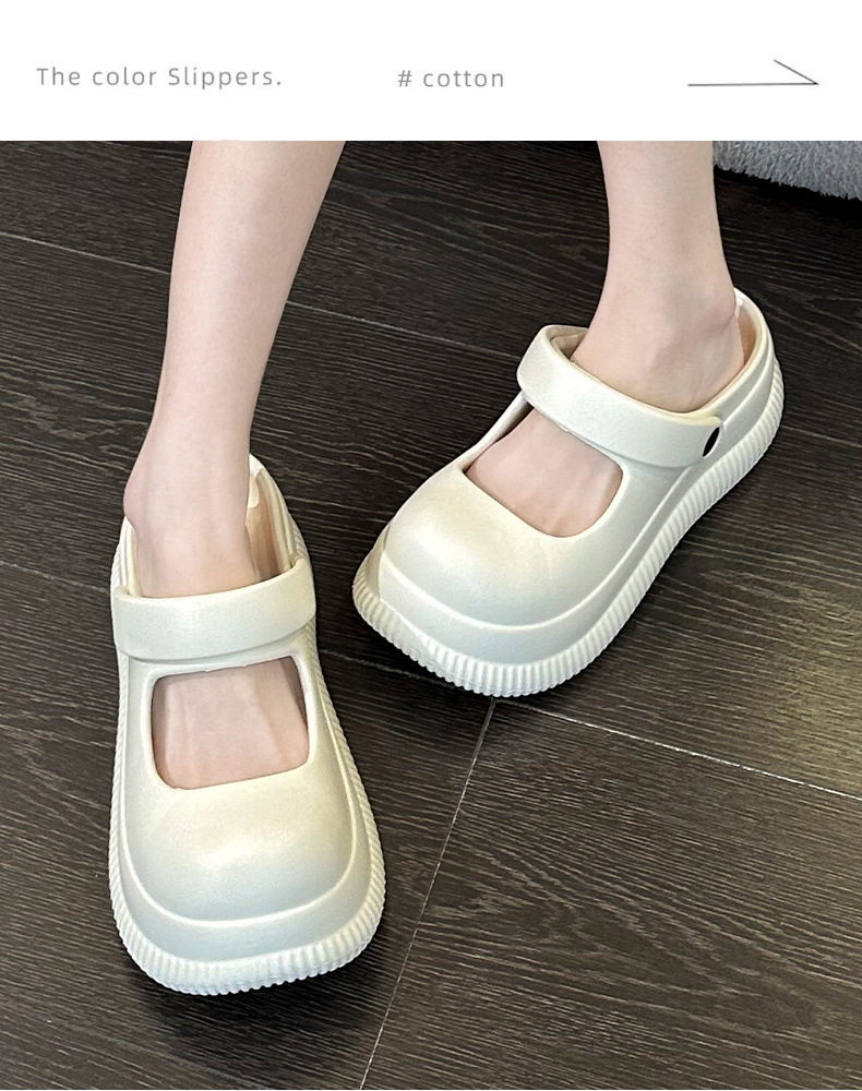 韩版eva外穿一字拖玛丽珍花园鞋高跟凉拖鞋增高踩屎感女拖鞋批发详情13