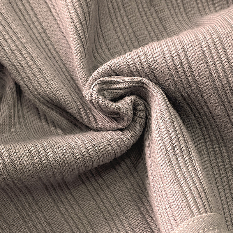 极简主义纯色纯棉全棉螺纹条纹少女内裤 无痕舒适透气中腰三角裤详情18