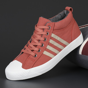 男鞋秋季2022新款运动休闲布鞋男款秋冬工作上班防滑帆布板鞋男士详情12