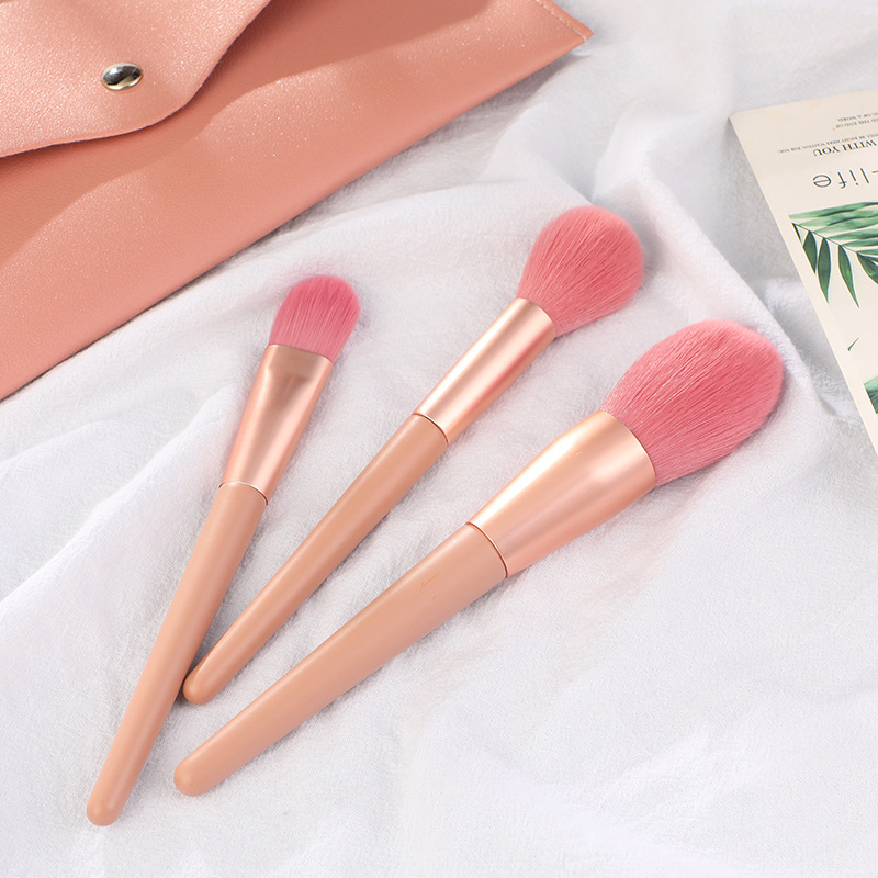 Fashionable 13 macaron-colored beauty brushes, super soft loose powder blush, affordable foundation brushes in full stock pic 6