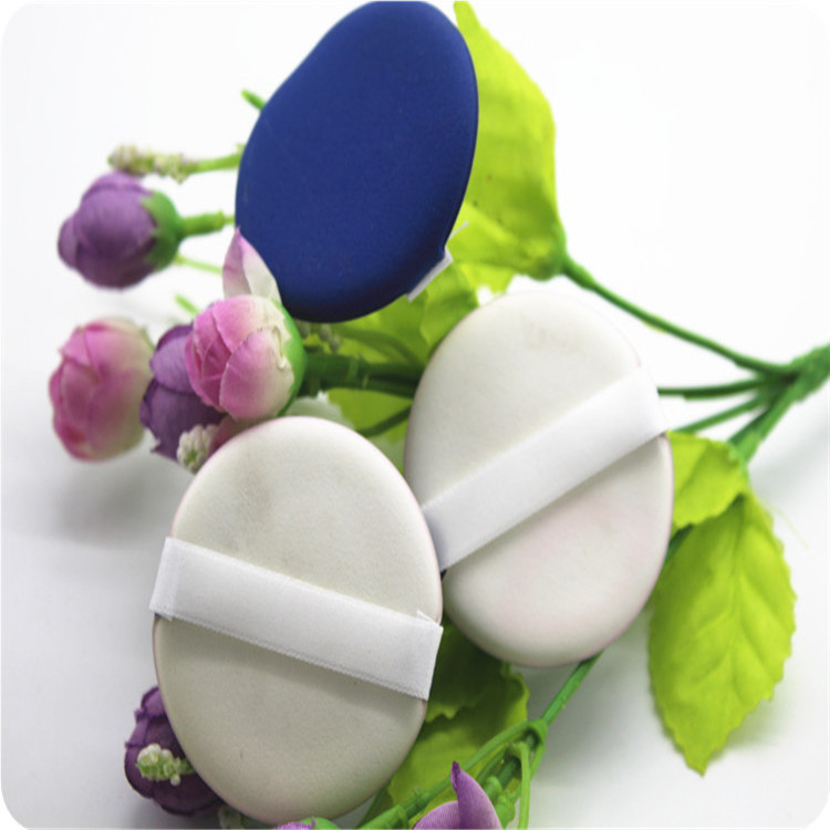 非乳胶干湿两用圆形丝带安全粉扑 pic 1