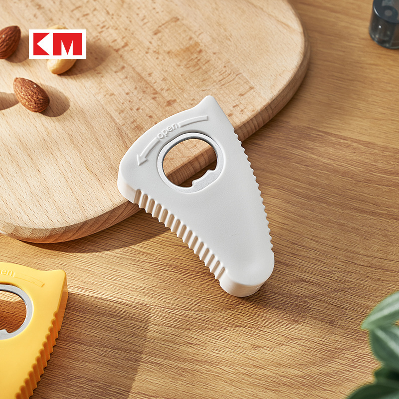 KM 5099 Multi-purpose can opener, anti-slip cap Tightening device, effort-saving bottle cap tightening device, Multi-functional cap opening and tightening pic 5