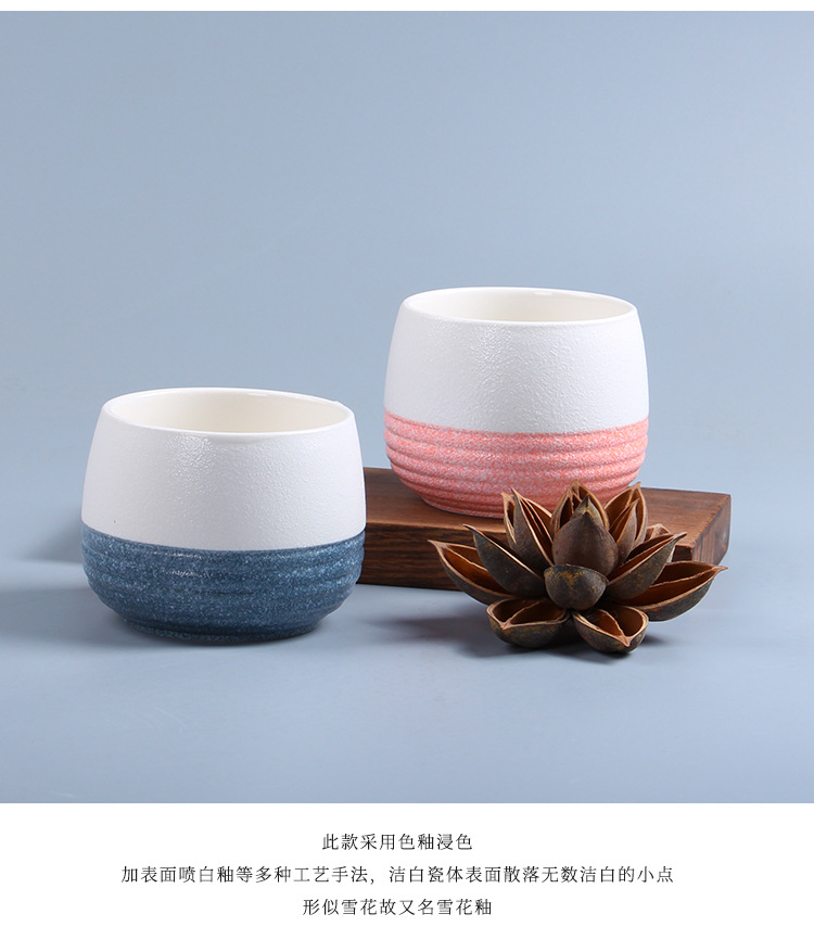 Factory direct sales and wholesale of snowflake glaze Japanese-style creative ceramic wine kettles, wine warming sets and wine warming kettle series pic 1
