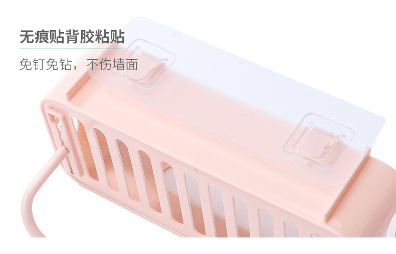 卫生间置物架壁挂洗手间洗漱台吸盘厨房厕所吸壁式免打孔浴室收纳详情18