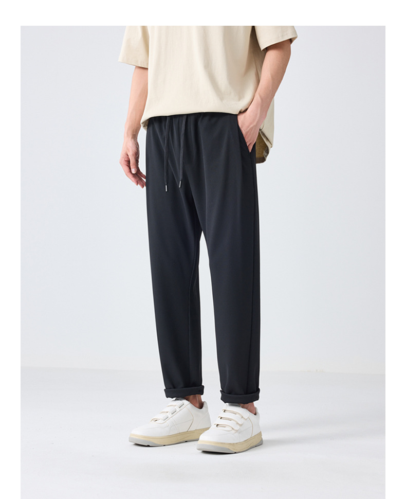 墨麦客华夫格肌理休闲裤男2023夏季新款松紧腰凉感男士裤子90656详情30