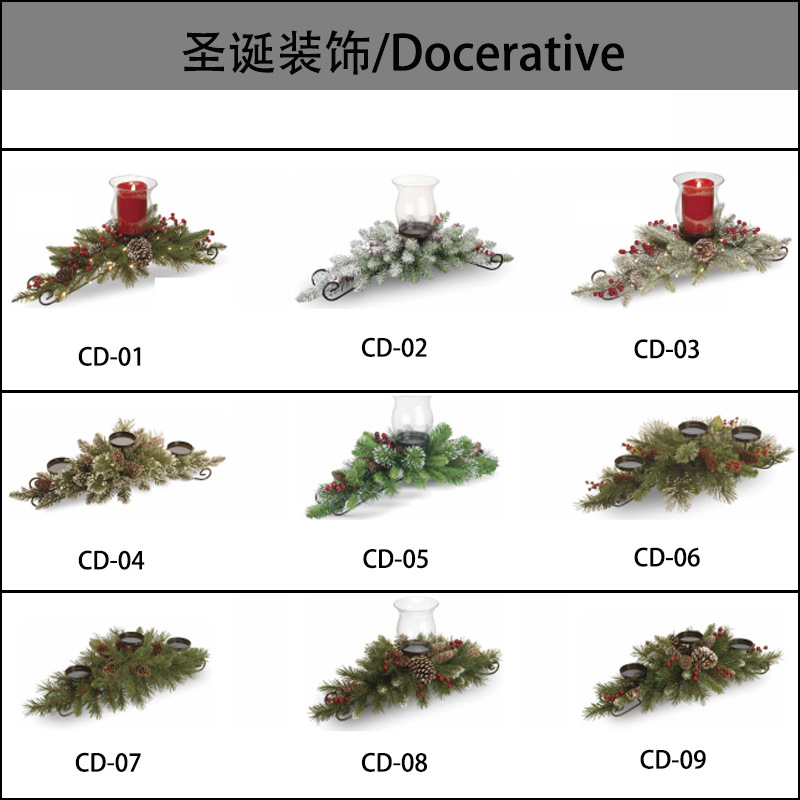 1.5-meter / 1.8-meter / 2.1-meter PVC mixed PE flocked tree with LED warm white light Christmas decoration pic 17