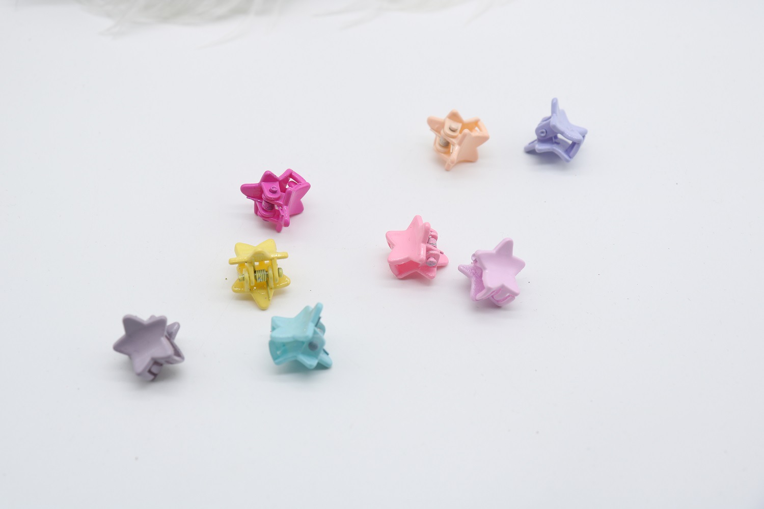 韩版可爱迷你星星小抓夹儿童卡通发卡糖果色碎发侧边刘海夹发夹详情7