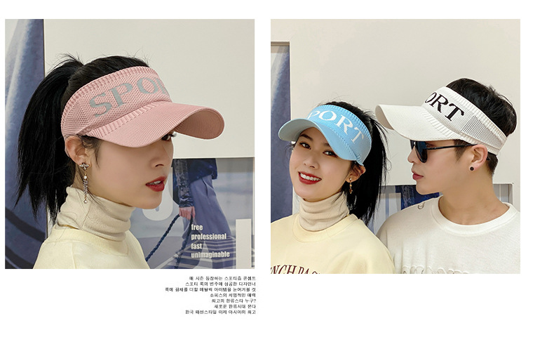 Summer open-top hat for women, casual Korean style breathable new sun hat, baseball cap, outdoor sun hat for women pic 27