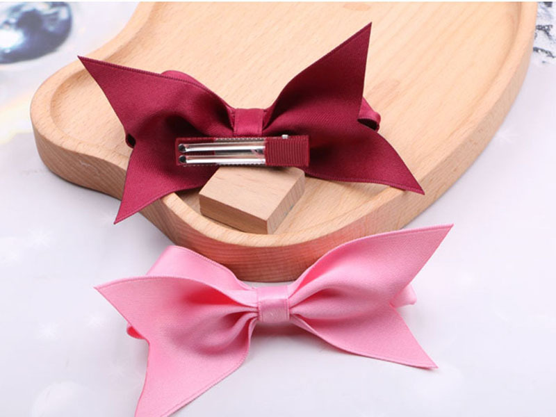 儿童发饰春夏款蝴蝶结发夹可爱公主头饰顶夹女童鸭嘴夹子 diy材料详情54