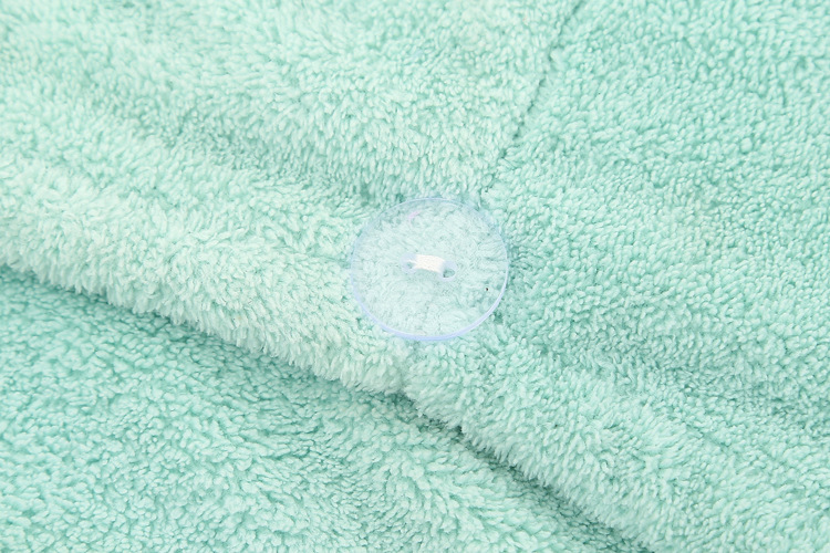 The high-density thickened coral fleece dry hair cap and quick-drying shower cap are soft and do not fade pic 16