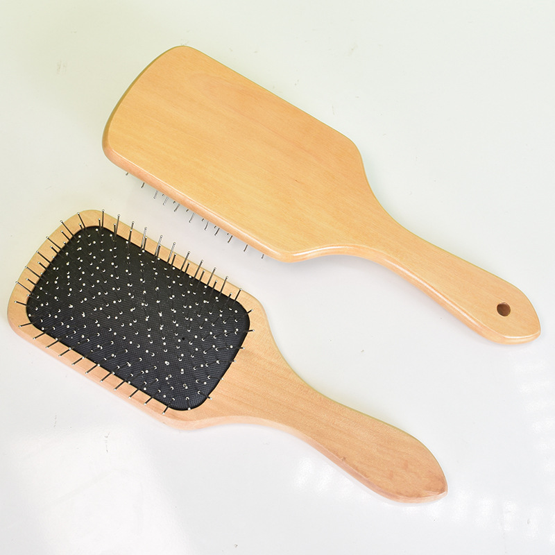 工厂直销禾木气囊梳按摩梳木质梳子木质经络刷按摩气垫梳顺发美发详情11