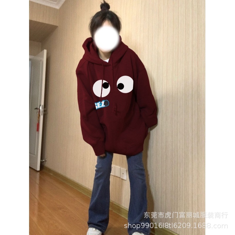 新款女士卫衣2023春季韩版设计感时尚小众圆领宽松女装休闲上衣详情28