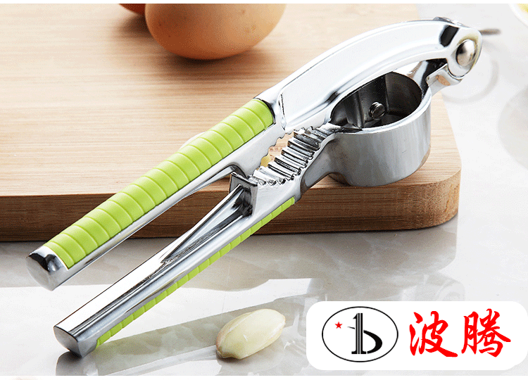 Kitchen multi-functional garlic press, stainless steel garlic mashing machine, manual garlic puree, garlic paste, ginger and garlic machine pic 7