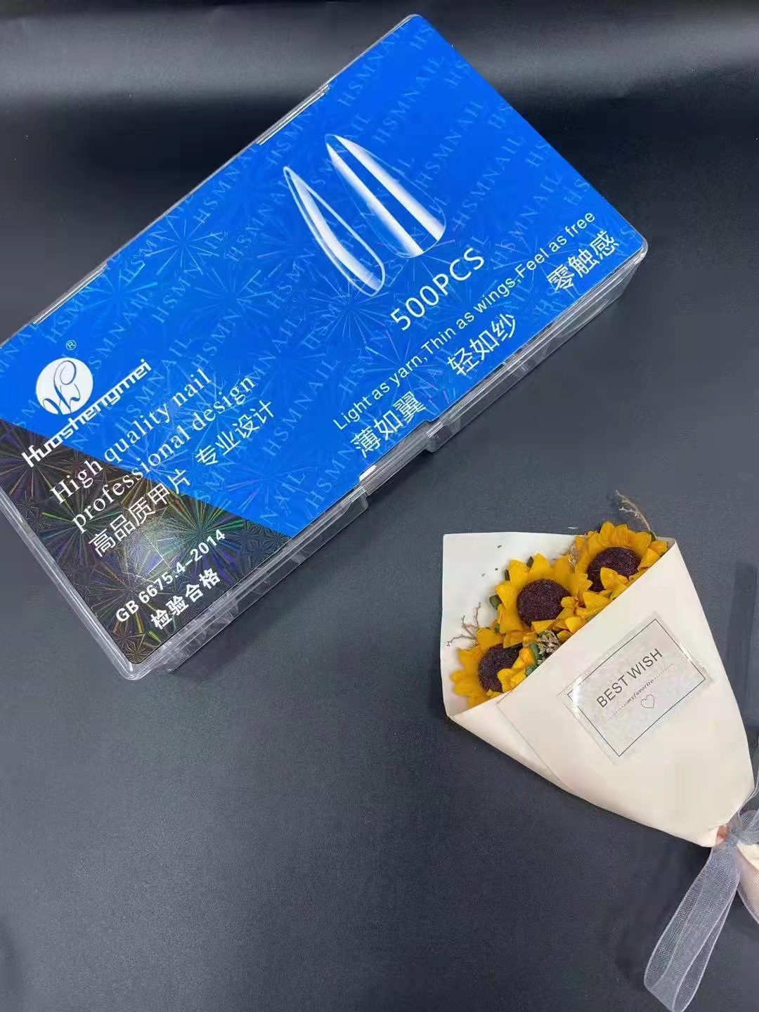 Wholesale of ultra-thin, seamless, transparent artificial nails, wearable nails, special tools for nail salons, and finished nail plates pic 2