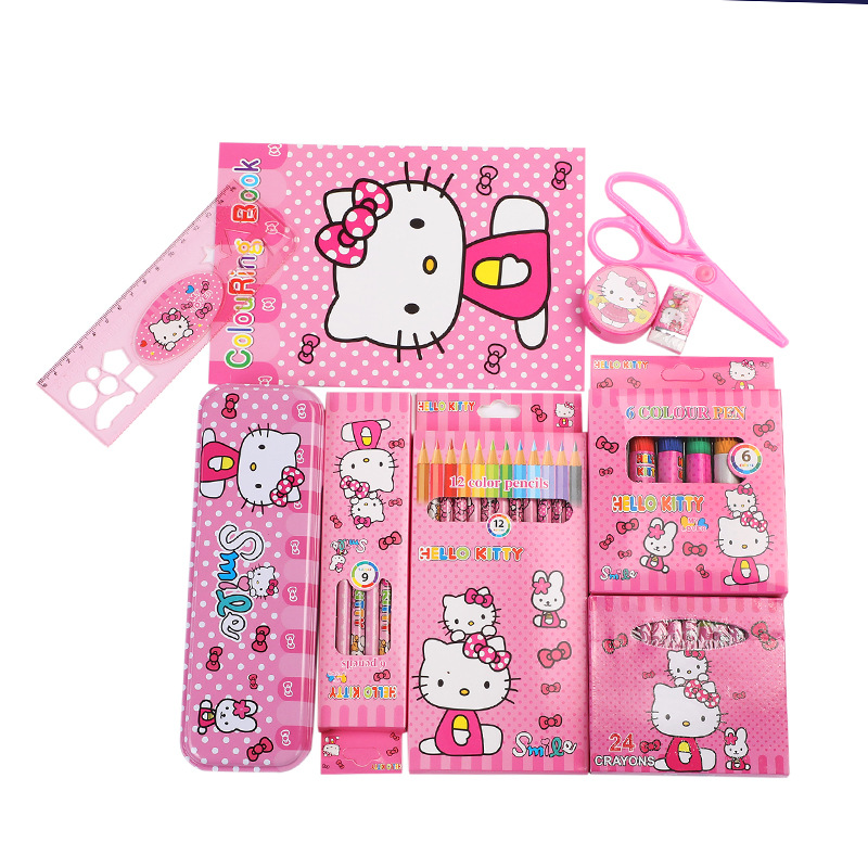 Back-to-school gift creative stationery set gift box, primary school big gift package, wholesale school supplies, middle school pic 46