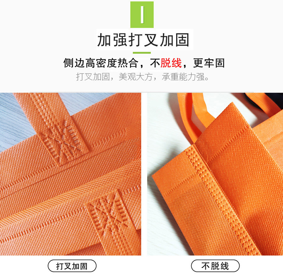 Wholesale of hot-pressed three-dimensional non-woven fabric bags in stock, custom-made non-eco-friendly bags, and customized laminated non-woven fabric handbags pic 4