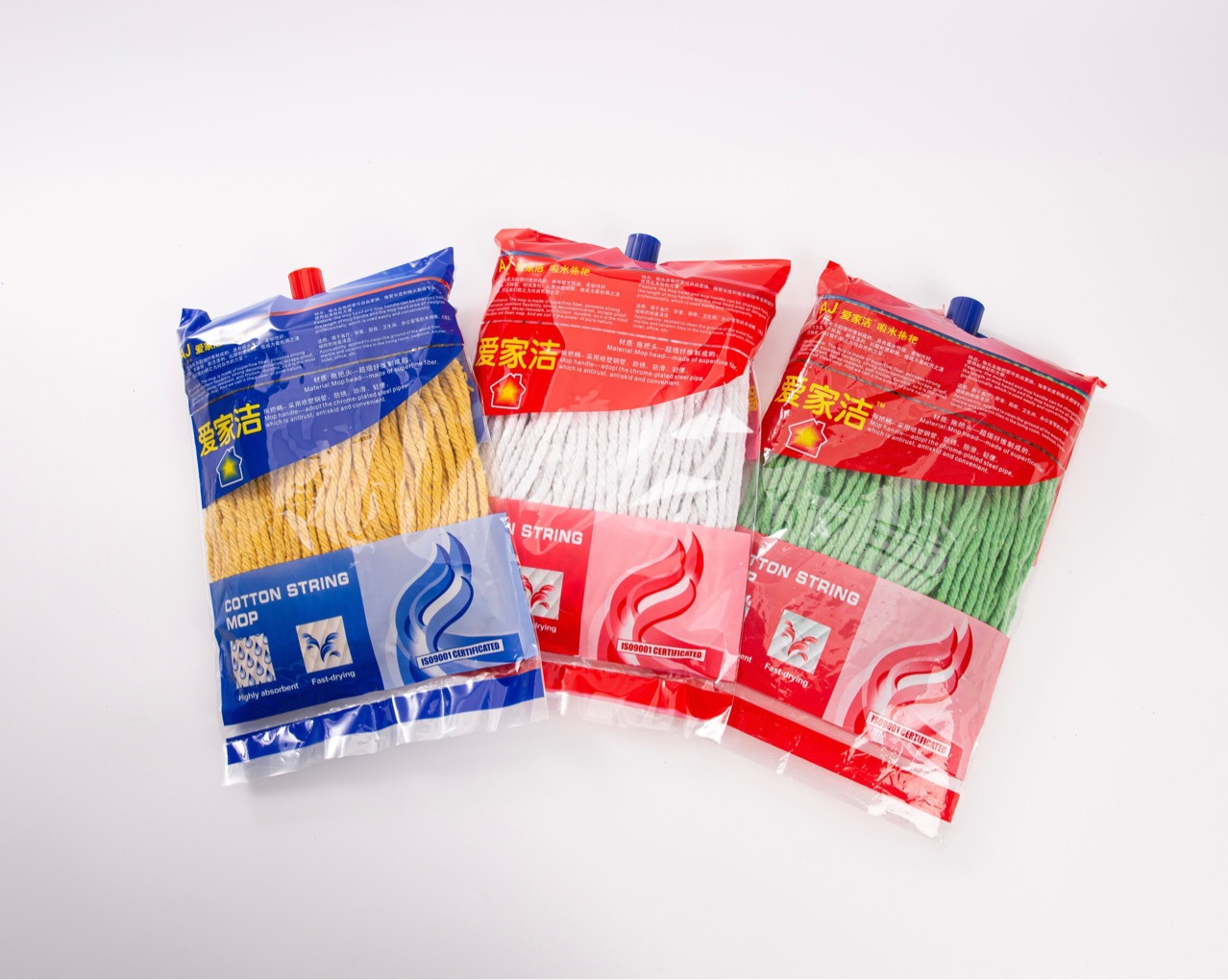 厂家直销 宽头优质环保棉纱地拖 强力去污 拖地迅速干爽详情1