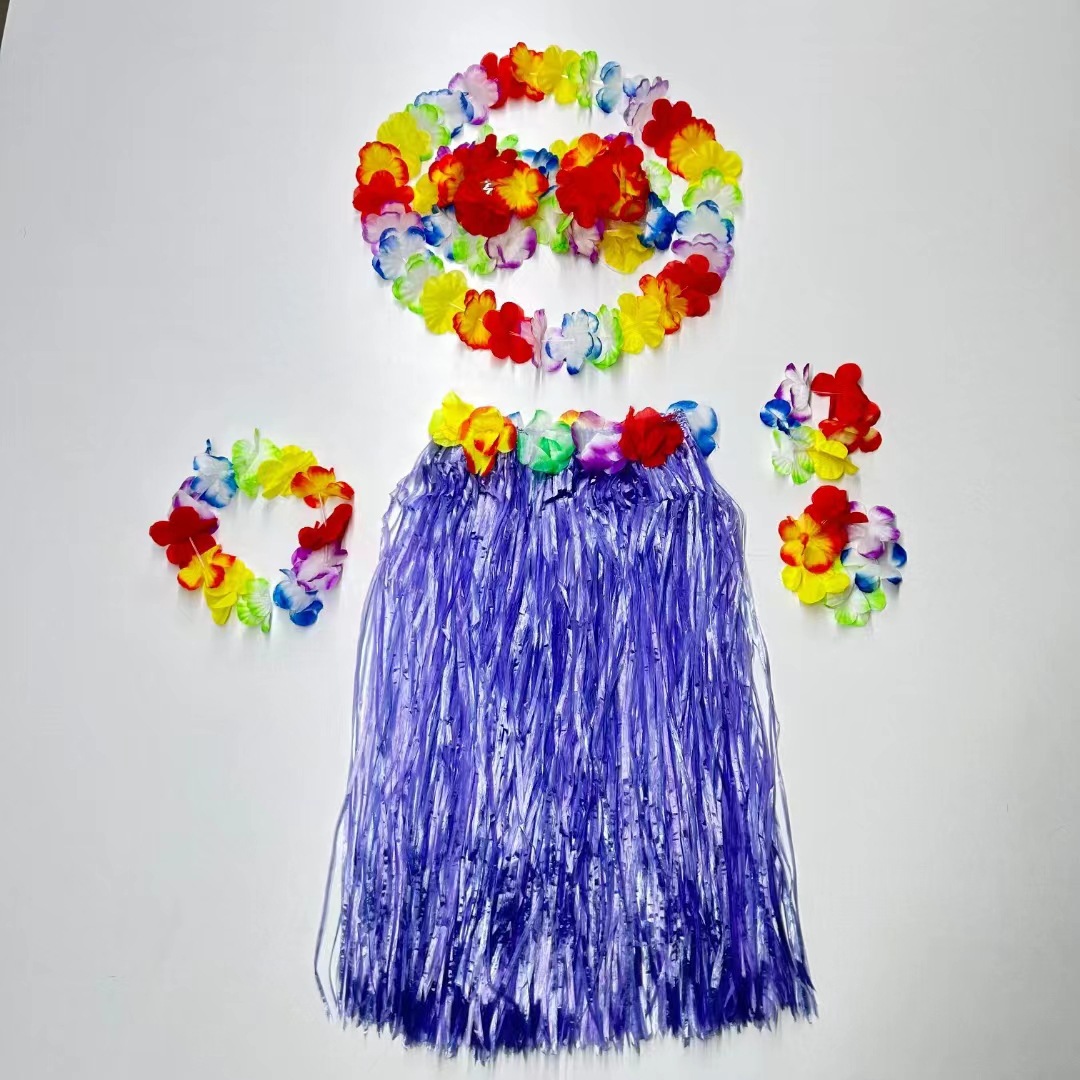 Factory direct supply of Hawaiian festival performance costumes, hula dance garlands, atmosphere decoration, props and supplies wholesale pic 3