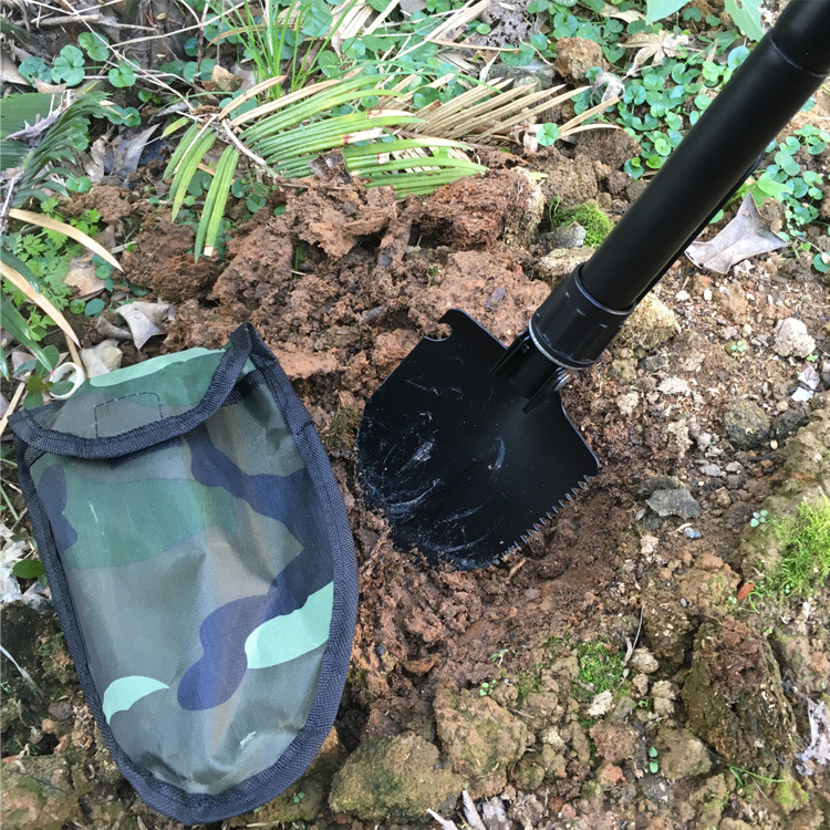 厂价批发多功能工兵铲救生铁锹野营铲子 折叠铲 车载小号户外防身详情45