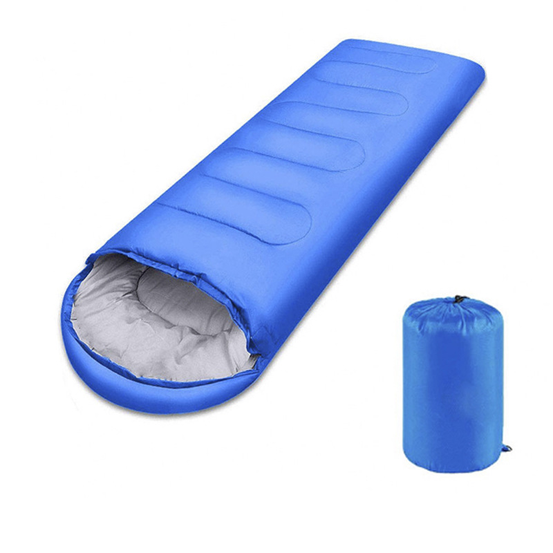 Outdoor spring, autumn and winter warm camping sleeping bags, travel camping outdoor multi-color and multi-specification envelope with cap sleeping bags pic 5