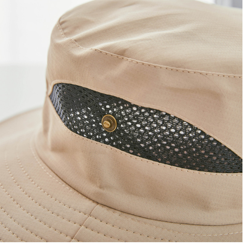 Custom-made sun hats with logos, fisherman hats for fishing, sun protection, breathability, outdoor large brims, cross-border mountaineering hats with logos pic 17