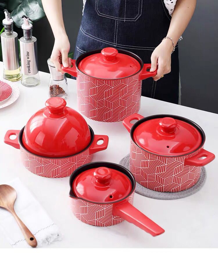 Chaozhou Nuobao Chinese-style clay pot stew pot, ceramic clay pot for making soup and gas stove are suitable pic 1