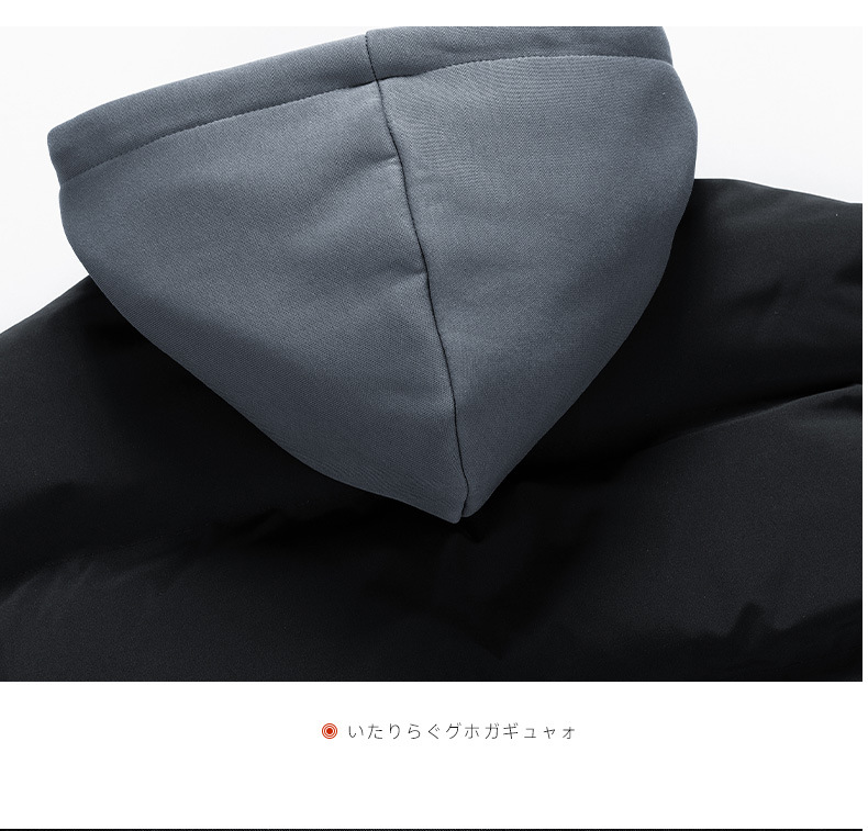 Wholesale of new and trendy winter cotton-padded jackets for men, including two thick cotton-padded jackets with hats and warm couple coats pic 24