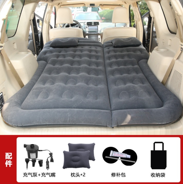 Car folding travel mattress, SUV rear seat sleeping pad, trunk car inflatable bed, car air cushion bed, inflatable pad pic 3