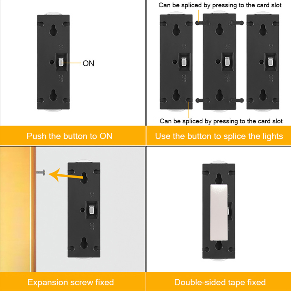 New type of top and bottom light-emitting, spliced solar wall lamp, outdoor courtyard, outdoor waterproof wall-washing lamp factory direct sales pic 3