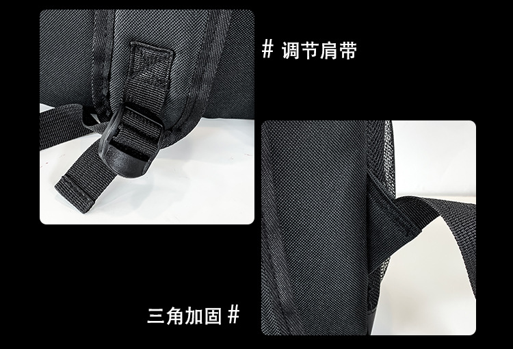 2021 Korean version fashionable couple style cartoon print cool backpack, large-capacity trendy schoolbag for junior and senior high school students pic 61