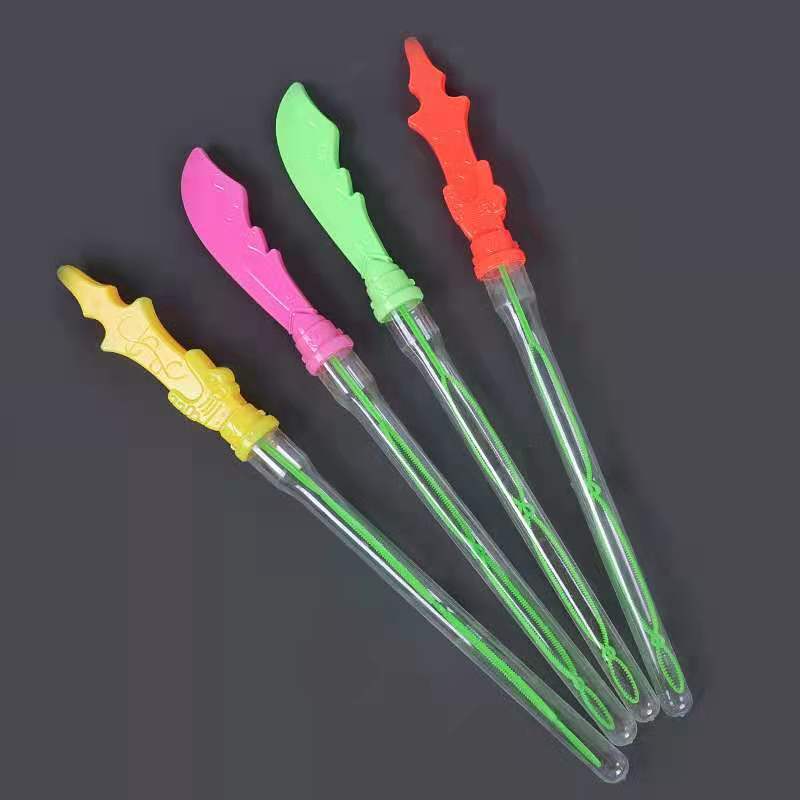 儿童卡通泡泡棒大号加厚大宝剑批发摆地摊发光泡泡棒泡泡水批发详情3