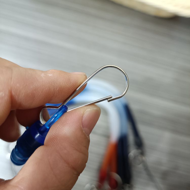 Spring rope plastic spring keychain, anti-loss spring rope keychain pendant wholesale pic 2