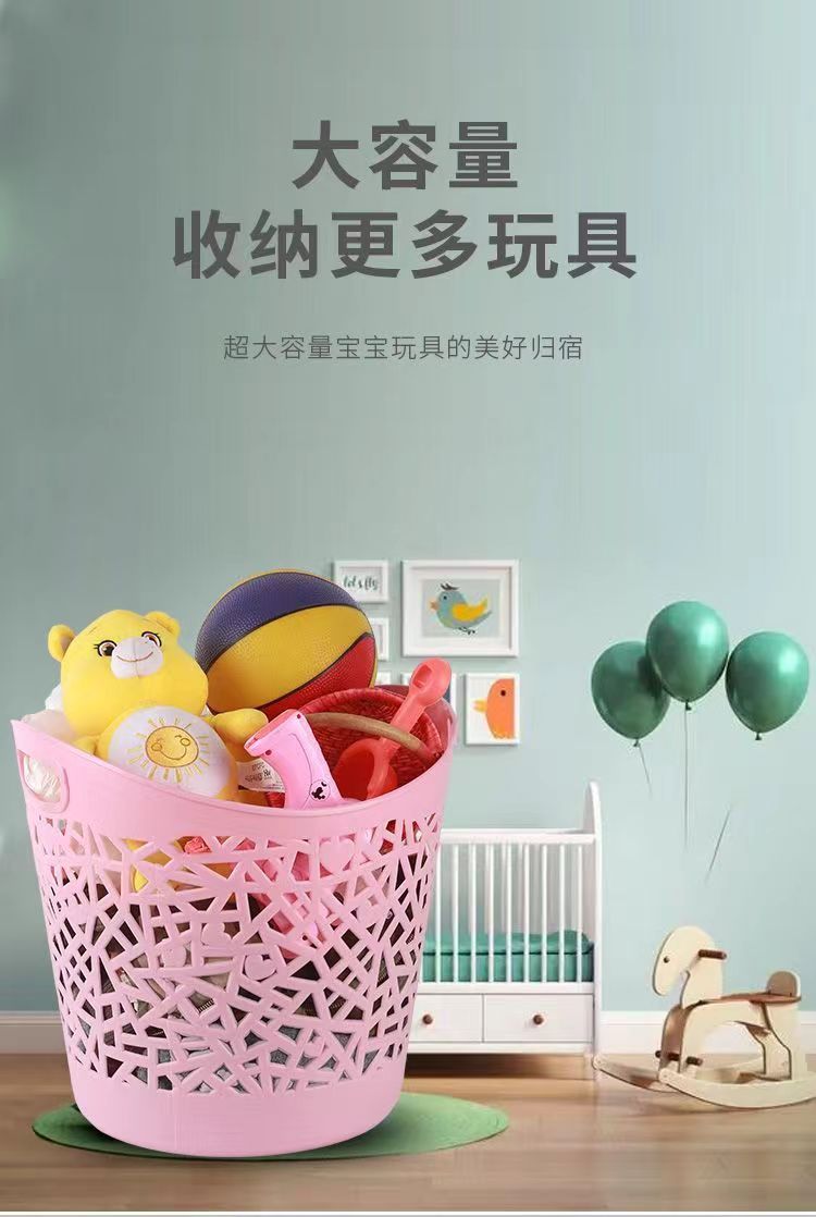 大号塑料软胶可折叠脏衣篮浴室家用收纳篮玩具收纳筐脏衣篓洗苏尔详情5