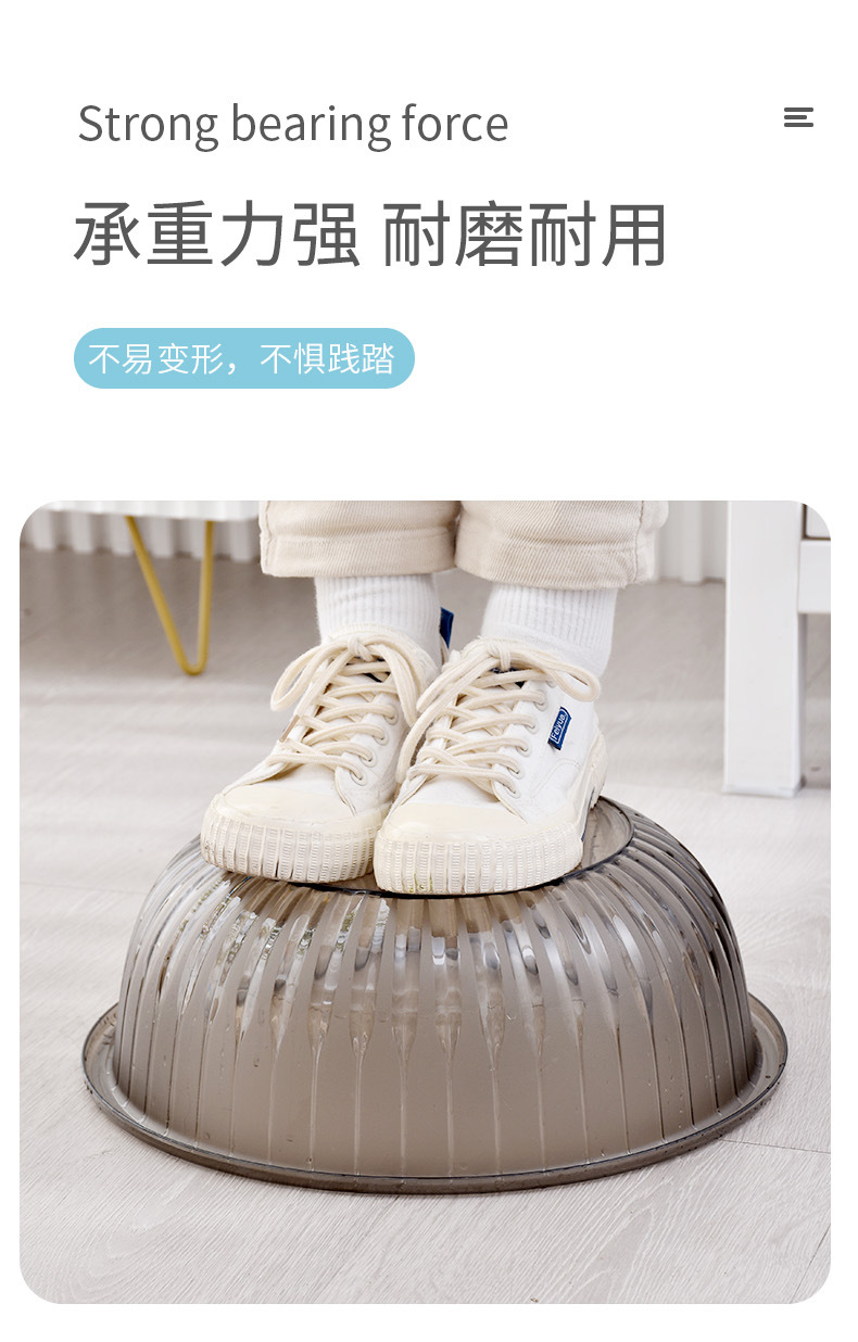 加厚耐用家用脸盆塑料大号洗衣盆子厨房洗菜盆学生宿舍洗脸小盆子01201-908详情8