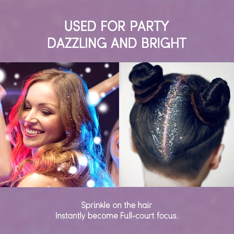 USHAS跨境现货微光头发面部身体高光粉仙女闪闪发光拍拍粉散修容详情11