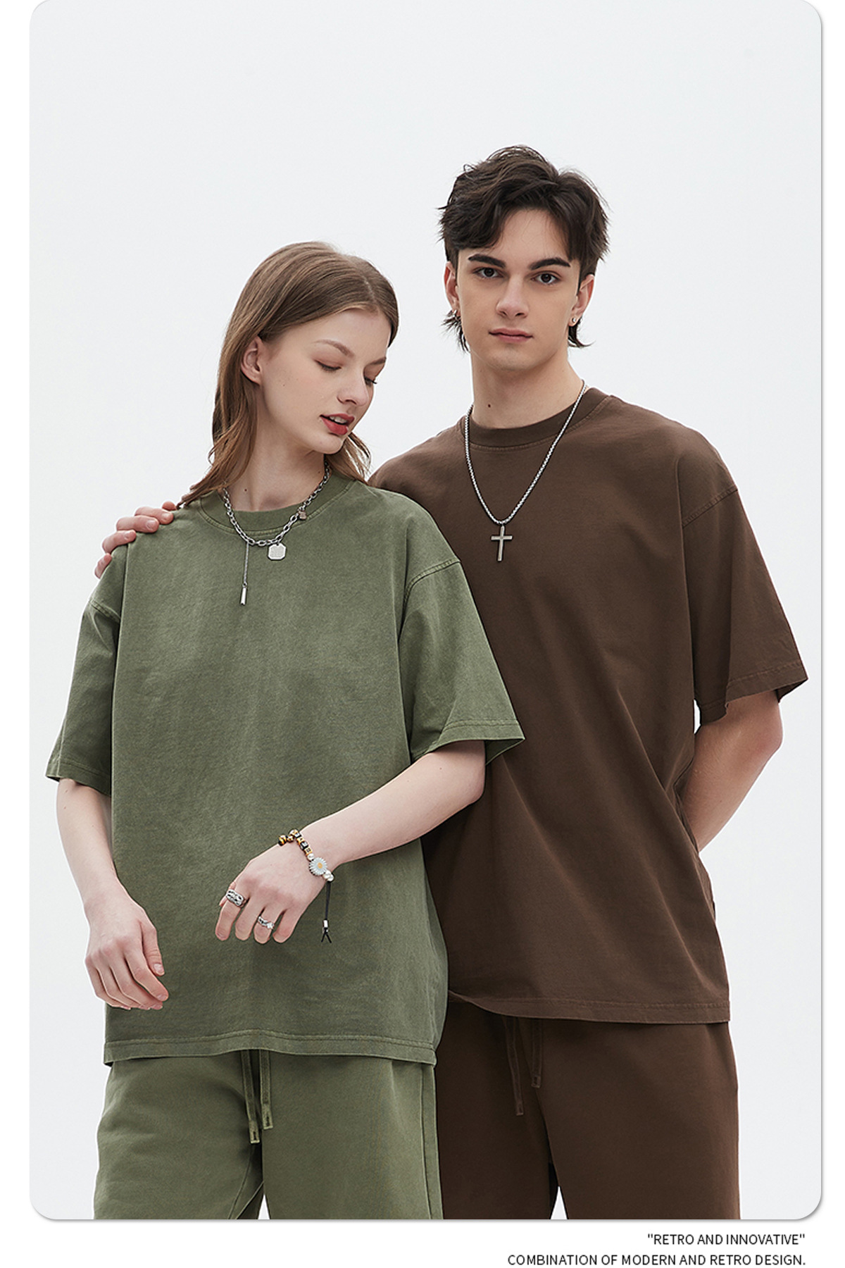 ARTIE男装|重磅250G复古水洗做旧短袖t恤男 宽松纯棉男士潮牌t恤详情65