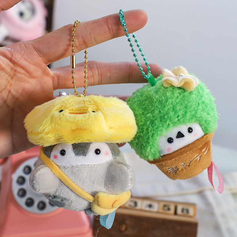 Japanese-style positive energy koi and penguin plush dolls, small pendants, bags, pendants, dolls, keychains, toy dolls pic 63